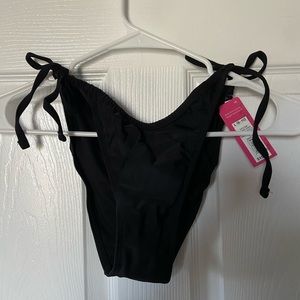 NWT Black Cheeky Bikini Bottom